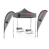 Branded 2M Gazebo Chairs Sharkfin Banners Special (Combo 6)