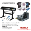 1350mm Vinyl Cutter + Heat Press 38x38cm