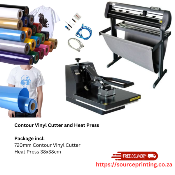 Contour  Vinyl Cutter and  Heat Press 38x38cm