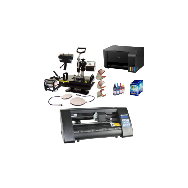 Vinyl Cutter, Sublimation Printer and 8 in 1 Combo Heat press ...