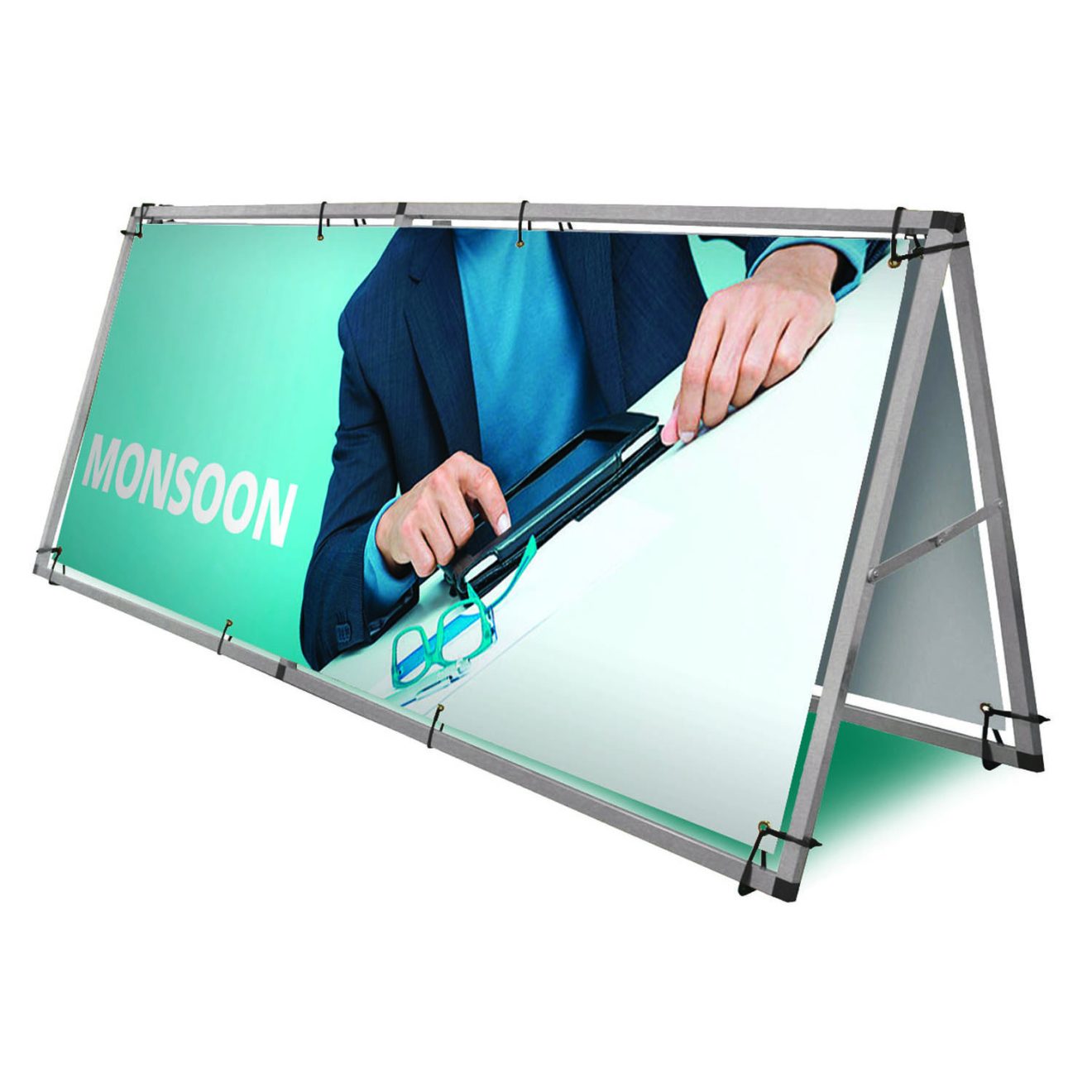 A Frame With PVC Print 1m – SourcePrinting