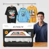 Funsun A3 Flatbed Direct to Garment T Shirt Printing Machine Textile Cotton DTG Printer