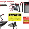 Flash Dryer ideal drying solution for screen printing 1600W or 2.5kW - Image 8