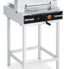 The IDEAL 4315 Electric Paper Cutter is a high-precision, compact cutting machine