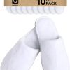 10-Piece Bulk Guest Slippers Blank Sublimation