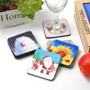 40pcs DIY Blank Sublimation Coasters - Rubber Square - Image 2
