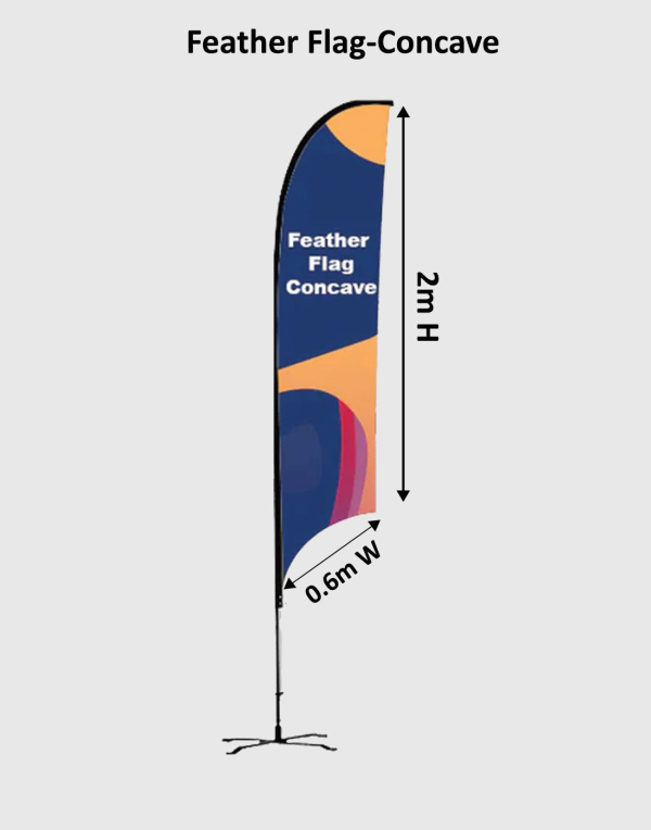 Bow Banner – Durable Arc Banner with Fibre Support and Metal Ground Spike - Image 5