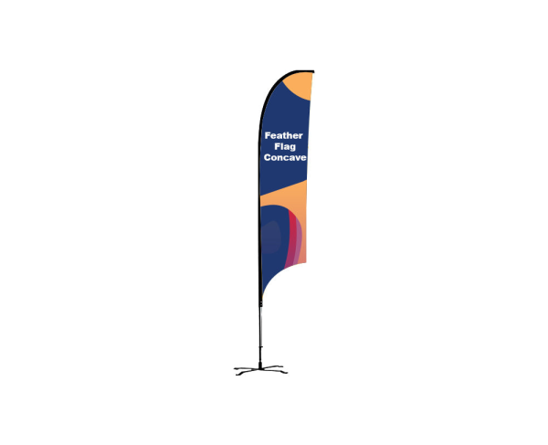 Bow Banner – Durable Arc Banner with Fibre Support and Metal Ground Spike