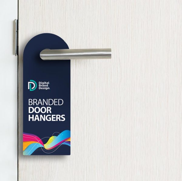 50pcs Custom Printed Door Hangers - Effective Direct Marketing