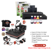 8-in-1 Heat Press + Sublimation Printer Bundle