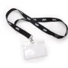 Blank Sublimation 2cm White Lanyard with holder 50pcs
