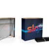 Blank Pop-Up Promotion Counter – Customizable Fabric Display - Image 3