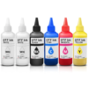 Direct-to-Film (DTF) 1KG Textiles Pigment Ink for Inkjet Printers (Epson XP600/TX800/A3/A4) - Cyan, Magenta, Yellow, Black