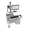 20W Industrial Laser Marking Machine Includes PC, screen, rotary attachment, and 3D table - Image 2