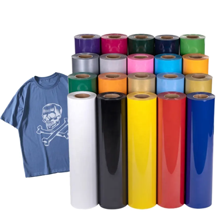 Non-Printable T-Shirt Vinyl – Polyurethane (PU) Hot Peel – 25M Roll ...