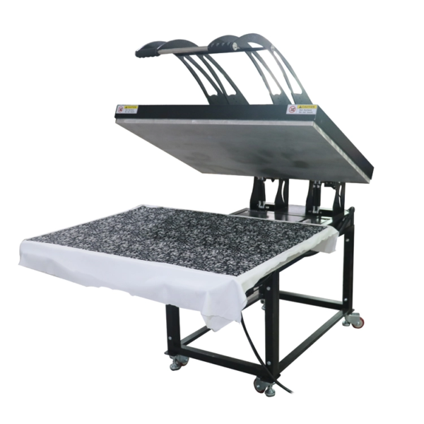 100×80cm Heat Press Machine for large-scale heat transfer projects.