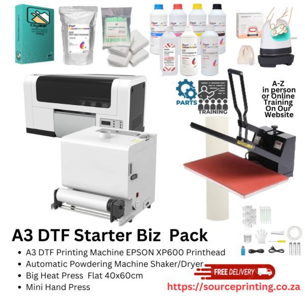 A3 DTF Starter Biz  Pack Complete Package