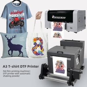 GraphKing A3 DTF Printer with Dual XP600 Printheads