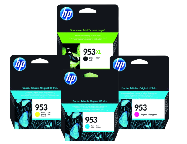 HP 953XL Black and Colour Bundle 4 Pack