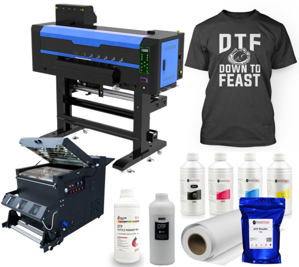 DTF Machine Package Printing & Powdering 600mm for large-scale production