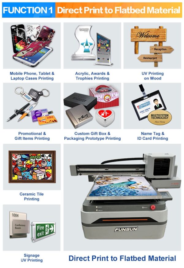 A1 UV DTF Flatbed Printer (6090 UV) - Image 9