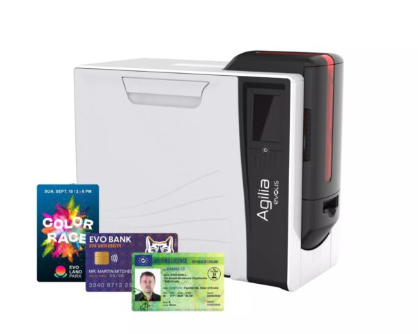 Agilia Retransfer ID Card Printer for businesses, educational institutions, and government agencies