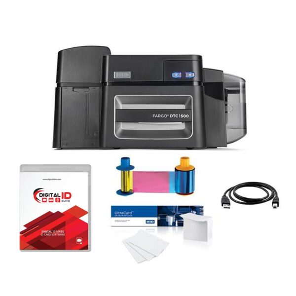 FARGO DTC1500 Dual-Sided ID Card Printer - Image 2