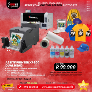 A3 DTF Printer Dual Head XP600 Workhorse Jetpal