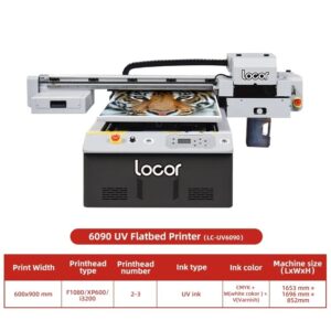 A1 6090 UV Flatbed Printer I3200 with Visual Camera CCD Positioning Technology