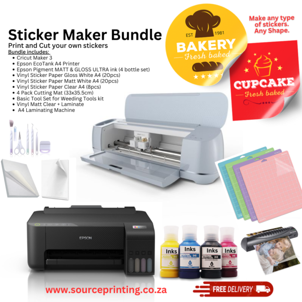 Print & Cut Your Own Stickers – DIY Bundle