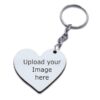Heart-Shaped MDF Sublimation Keyrings – 100pcs - Image 4