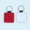 PU Faux Leather Sublimation Keyrings 50pcs (Various Shapes & Glitter Colors) - Image 10