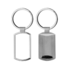Personalized DIY Custom Sublimation Rectangle Keychain - 50 pcs | Stainless Steel Blanks for Custom Printing