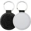 Sublimation Glitter PU Leather Key Chain (Round) – 50pcs - Image 6