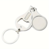 50pcs  Sublimation 3-In-1  Keychain with Nail Clipper & Bottle Opener – Durable Metal