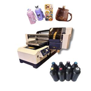 Mini 3060 Flatbed UV Printer | For Printing | High-Speed 30 sqft/h Output (In stock ) while stock last