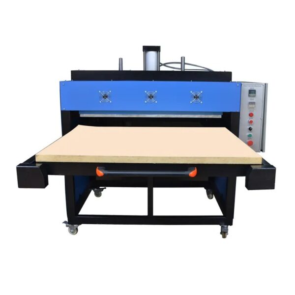 Dual Tray Auto Open Large Format Heat Press Machine – 100x80cm | Fully Automatic Sublimation Heat Press for T-Shirts & Garments - Image 2