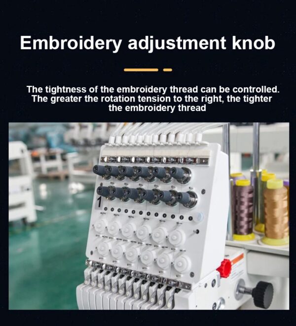 2 Head 12-Needle High-Speed Embroidery Machine Jetpal - Image 5