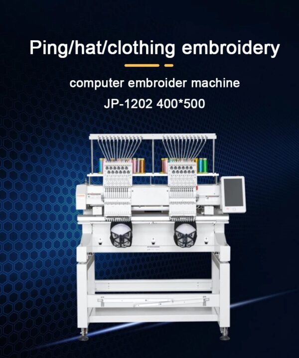 2 Head 12-Needle High-Speed Embroidery Machine Jetpal - Image 7