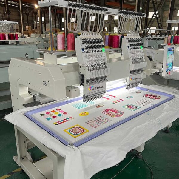 2 Head 12-Needle High-Speed Embroidery Machine Jetpal - Image 9