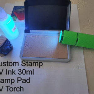 29mmx29mm UV Entrance Kit – Custom Stamp & Handheld UV Light Set