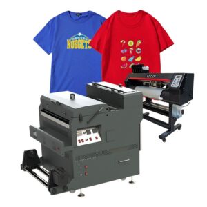 Locor Double I3200 DTF Printer – 60cm T-Shirt Printing Machine with Shake Powder Unit