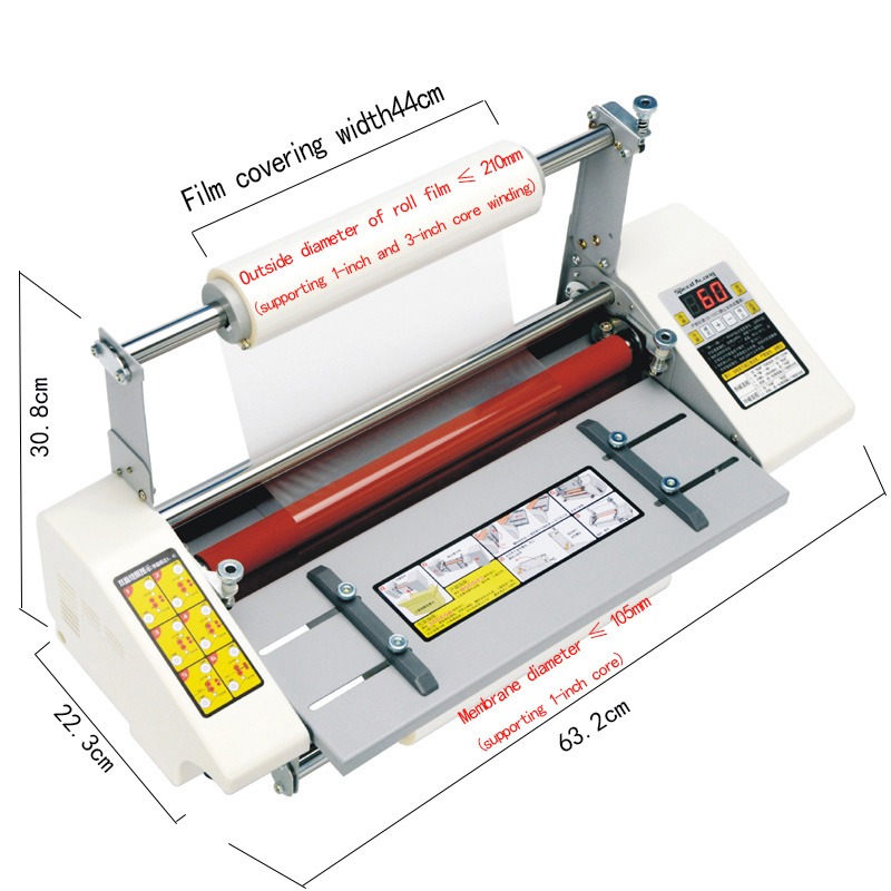 A2 Hot & Cold Roll Laminator Ideal for A3, 30cm, 60cm, and A2 UV DTF film lamination. - Image 6
