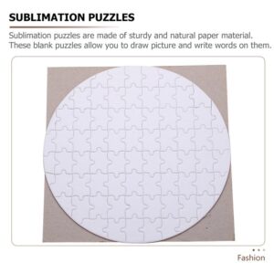 Round 10x10cm MDF Puzzle  is an excellent sublimation blank x10