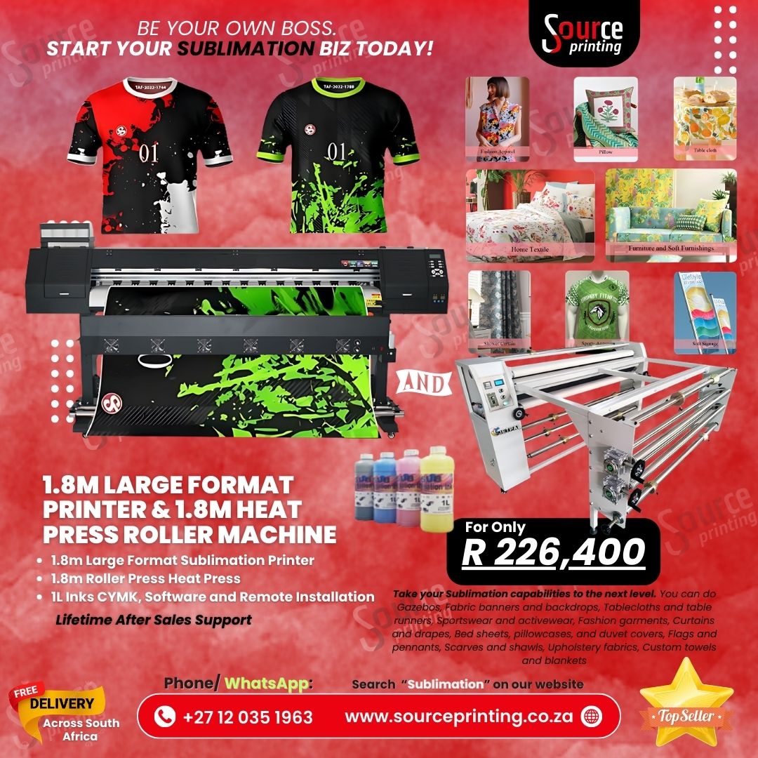 1.8m Dye Sublimation Printer Sublimation Production Bundle
