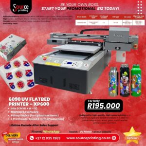 LC-6090 UV Flatbed Printer – XP600