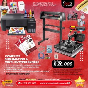 Complete Sublimation & Vinyl Cutting Bundle
