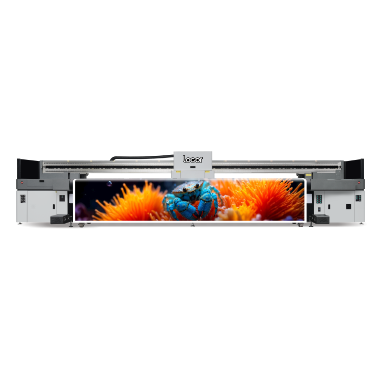 Ultra-Wide UV Hybrid Printer 5.5m The Titan of Grand-Format with 16pcs 1024i print heads