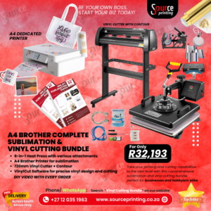 A4 Brother Complete Sublimation &  Vinyl Cutting Bundle